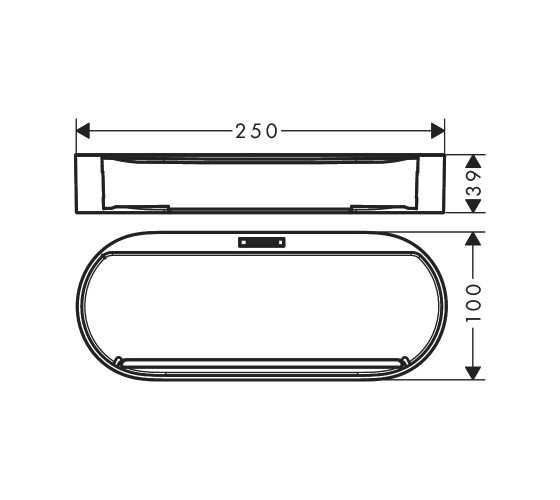 Корзина Hansgrohe WallStoris біла матова (27913700)