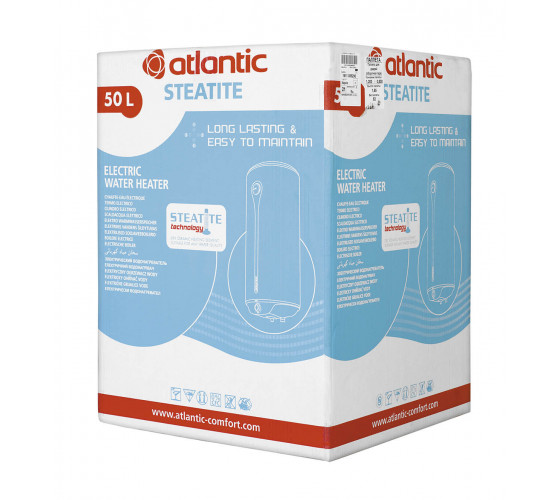 Бойлер Atlantic Ego Steatite 50 літрів сухий тен VM 050 D400-1-BC 1200W (841297)