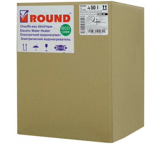 Бойлер ROUND ECO VMR 50 литров мокрый тэн 1200W (941290)