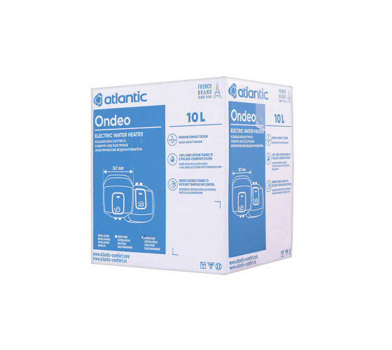 Бойлер Atlantic Ondeo+ 10 литров мокрый тэн, под мойку SWH 10U M-3 2000W (821429)