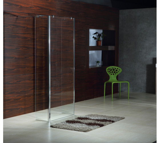 Стенка Walk-In 40*190см, каленое прозрачное стекло 8мм