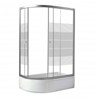 Душова кабіна з глибоким піддоном RJ LUX 120x80 см права (120RZ100LiniaL)
