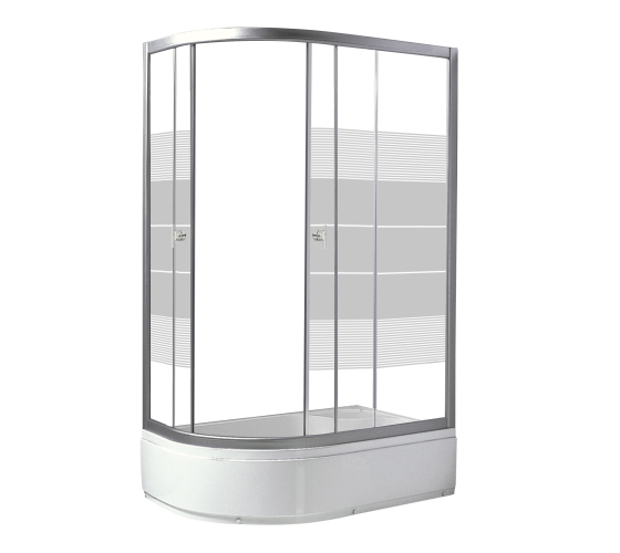 Душова кабіна з глибоким піддоном RJ LUX 120x80 см права (120RZ100LiniaL)