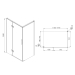 Душова кабіна Volle NEMO 120x80 см (10-22-171Lglass)