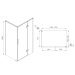 Душова кабіна Volle NEMO 120x80 см (10-22-171Rglass)