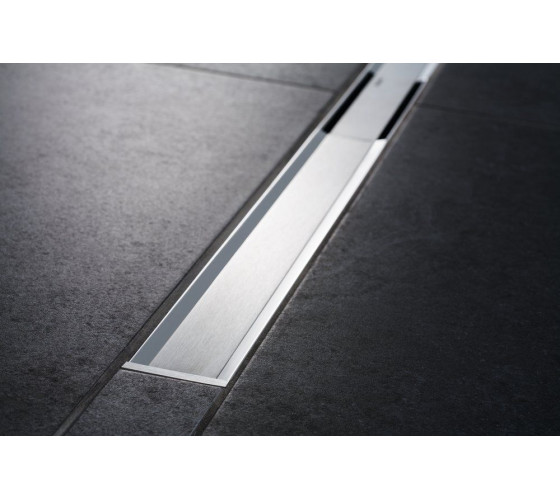 Дренажный канал Geberit CleanLine20, полированный/матовый металл, L30-90см 154.450.KS.1