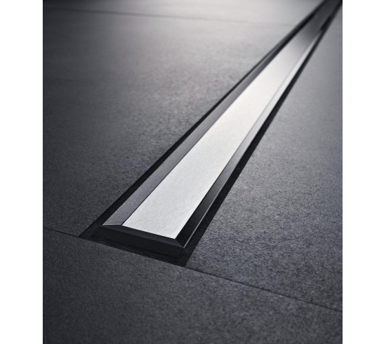 Дренажный канал Geberit CleanLine20, тёмный/матовый металл, L30-90см 154.450.00.1