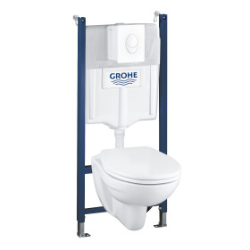 Набір інсталяціі Grohe SOLIDO Perfect з унітазом Grohe Lecico Perth та кришкою Soft-Close (39116000)