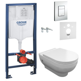 Набір інсталяція Grohe RAPID SL з унітазом Volle VIRGO Rimless (13-23-455+38772001+37131000)