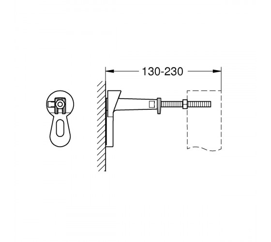 Кріплення до стіни Grohe Rapid SL (3855800M)