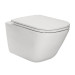 Унітаз підвісний Roca GAP Clean Rim з кришкою Slim Soft-Close (A34H470000)