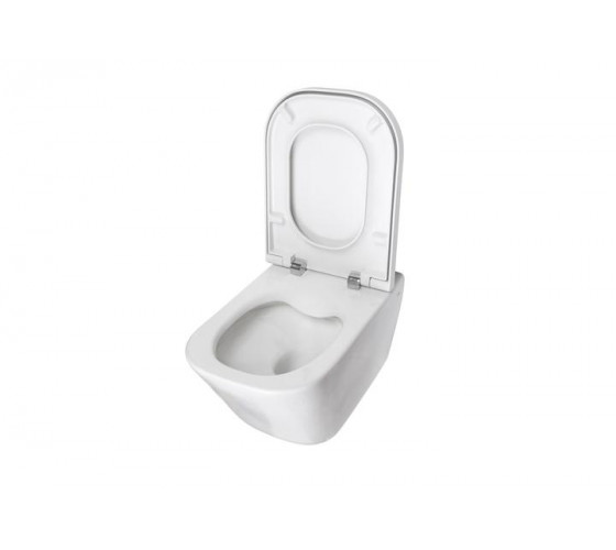 Унітаз підвісний Roca GAP Clean Rim з кришкою Slim Soft-Close (A34H470000)