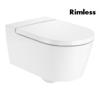 Унітаз підвісний Roca Inspira Round Rimless без сидіння (A346527000)