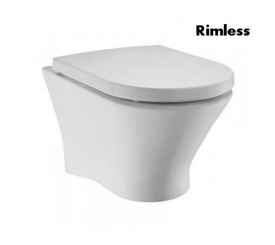 Унітаз підвісний Roca Nexo Clean Rim з кришкою Soft-Close (A34H64L000)