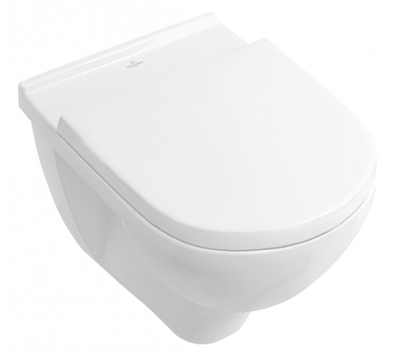 Унитаз подвесной Villeroy & Boch O.Novo безободковый с крышкой soft-close (5660HR01)