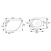 Унітаз підвісний Volle AMADEUS Rimless з кришкою Slim Soft-Close (13-06R-055)