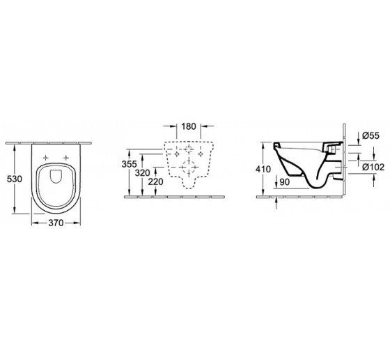 Унитаз Villeroy&Boch Omnia Architectura (5684R001)