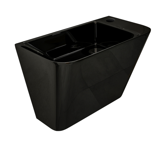 Монолітний умивальник Volle Teo 50 см чорний (13-88-601black)