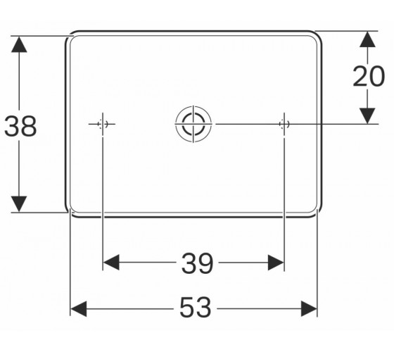 Раковина Geberit VARIFORM 55 см (500.779.01.2)