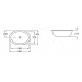 Умывальник VILLEROY & BOCH LOOP & FRIENDS 56х37 см  61613001