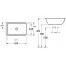 Умывальник VILLEROY & BOCH LOOP & FRIENDS 60х40 см 61450001