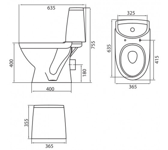Унітаз-компакт Kolo Runa L89208000 сидіння Duroplast Soft-Close
