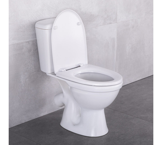 Унитаз-компакт Mito (Cersanit) Merida  031 полипропилен Soft-Close (K03-037)