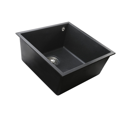 Кухонная мойка Globus Lux AMMER чорный металлик  440х440мм-А0001