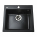 Кухонная мойка Globus Lux AOSTA черный 490x455мм-А0002