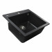 Кухонная мойка Globus Lux AOSTA черный 490x455мм-А0002