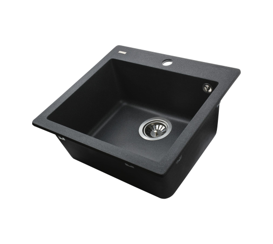 Кухонная мойка Globus Lux AOSTA графит 490x455мм-А0001