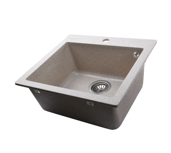 Кухонная мойка Globus Lux AOSTA миндаль 490x455мм-А0008