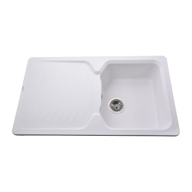 Кухонная мойка Globus Lux BOREN белый 860х500мм-А0007