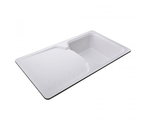 Кухонна мийка Globus Lux BOREN білий 860х500мм-А0007