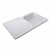 Кухонна мийка Globus Lux BOREN білий 860х500мм-А0007
