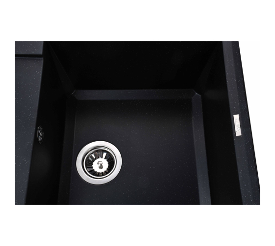 Кухонна мийка Globus Lux KOMO чорний 790х500мм-А0002