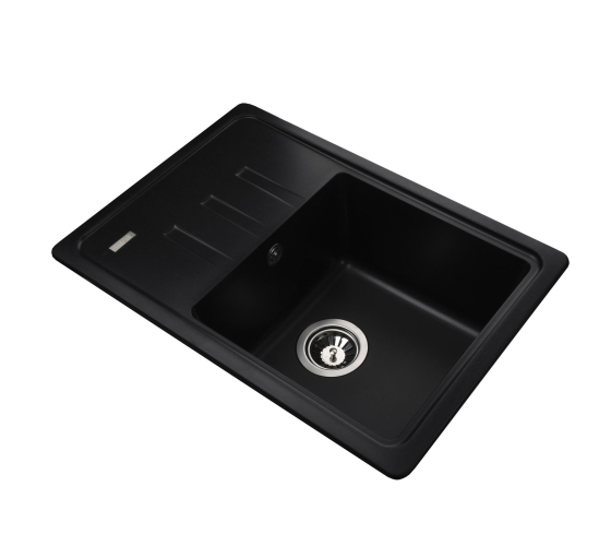 Кухонна мийка Globus Lux MONO чорний 620х435мм-А0002