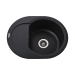 Кухонна мийка Globus Lux MORAINE чорний  600х470мм-А0001