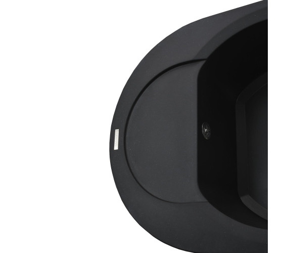 Кухонна мийка Globus Lux MORAINE чорний  600х470мм-А0001
