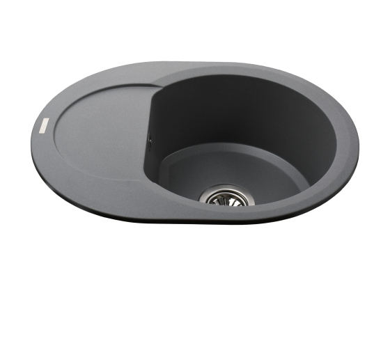 Кухонная мойка Globus Lux MORAINE серый металлик 600х470мм-А0003