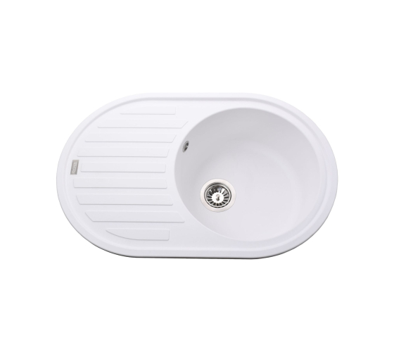 Кухонна мийка Globus Lux OHARA білий 770х500мм-А0007