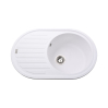 Кухонна мийка Globus Lux OHARA білий 770х500мм-А0007