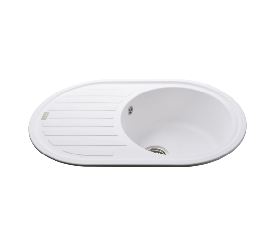 Кухонна мийка Globus Lux OHARA білий 770х500мм-А0007