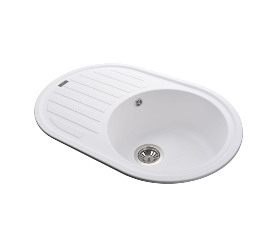 Кухонна мийка Globus Lux OHARA білий 770х500мм-А0007