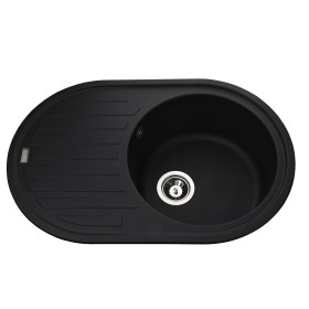 Кухонная мойка Globus Lux OHARA черный 770х500мм-А0002