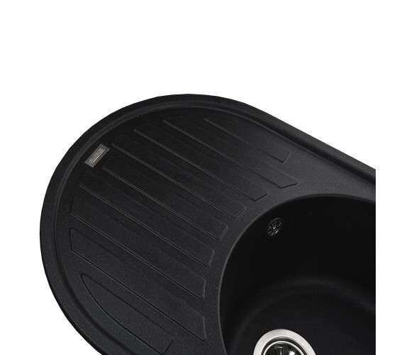 Кухонная мойка Globus Lux OHARA черный металлик 770х500мм-А0001