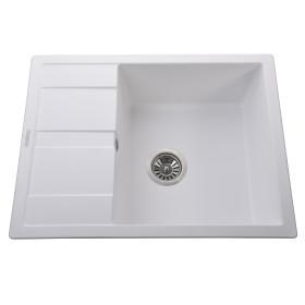 Кухонная мойка Globus Lux ONE белый 650х500мм-А0007