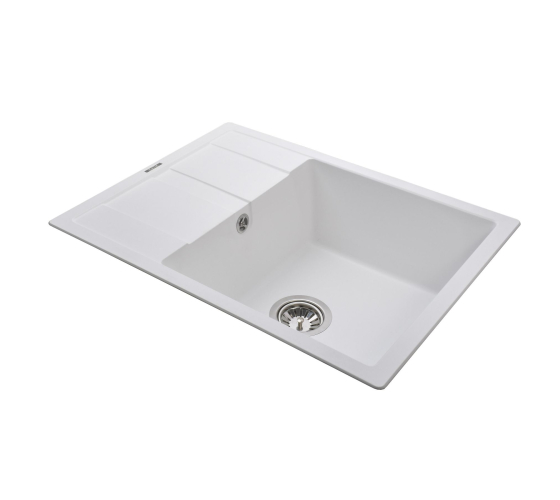 Кухонная мойка Globus Lux ONE белый 650х500мм-А0007