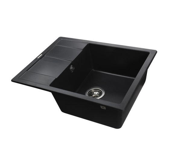 Кухонная мойка Globus Lux ONE черный 650х500мм-А0002