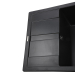 Кухонная мойка Globus Lux ONE черный 650х500мм-А0002